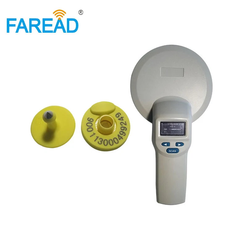 X50pairs أفضل بيع شحن مجاني 134.2 كيلو هرتز LF RFID العلامات الحيوان الأذن العلامة لإدارة الماشية ISO القياسية