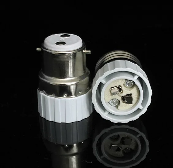 60PCS/  High quality B22 TO MR16 adapter High quality material fireproof material socket adapter