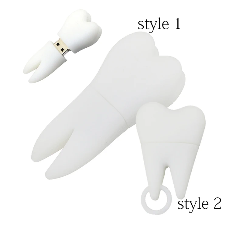 Novel Tooth Style USB 2.0 Flash Drives 16GB 8GB 4GB Pen Drive Flash Card Pen drives Thumb Drive Usb Memory Stick Flash Storage