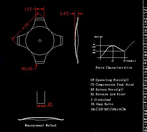 السفينة حرة 50 قطعة مخصصة 6 مللي متر الصليب المعادن قبة ملصقات/موصل غشاء التبديل ATM باب لوحة التحكم المعادن قبة قطع غيار لمفاتيح الكهرباء