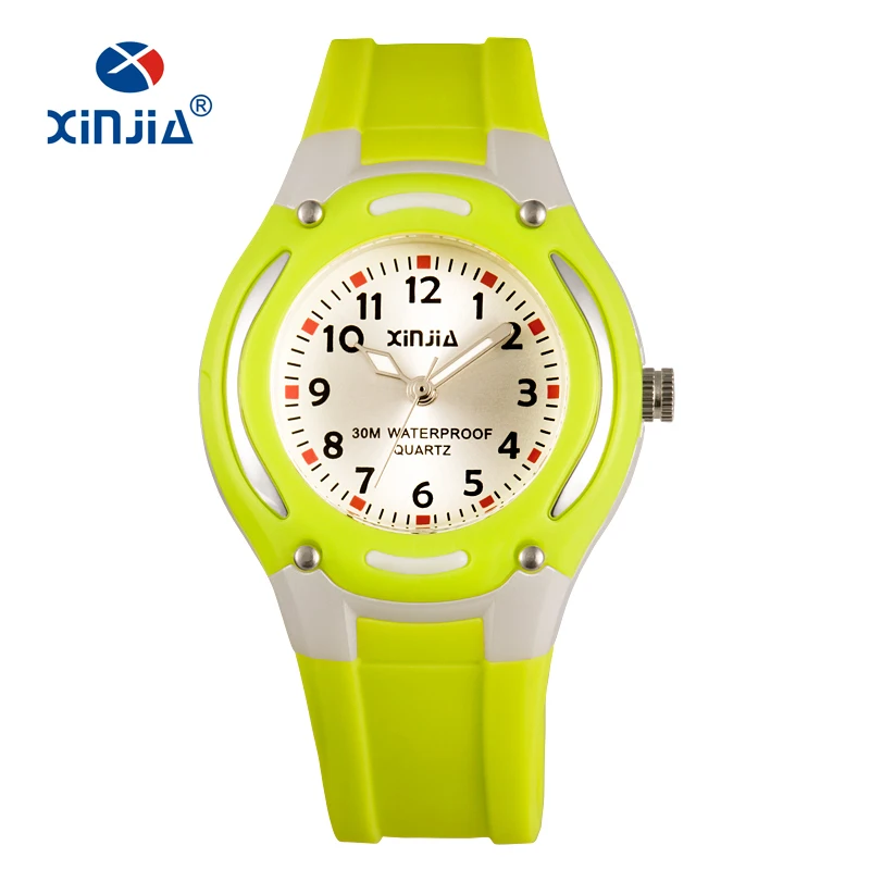 XINJIA Quartz Watch Lady Casual Watches Fashion Ladies Wristwatches Jelly Clock girls Students Sports Wristwatch