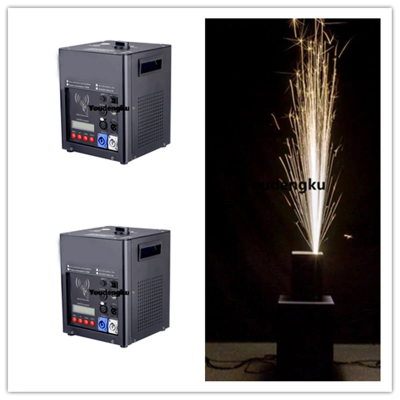 2 pieces 500W non-pryotechnic Firework Fountain Machine Sparkler Effect Stage Device Wedding Machine