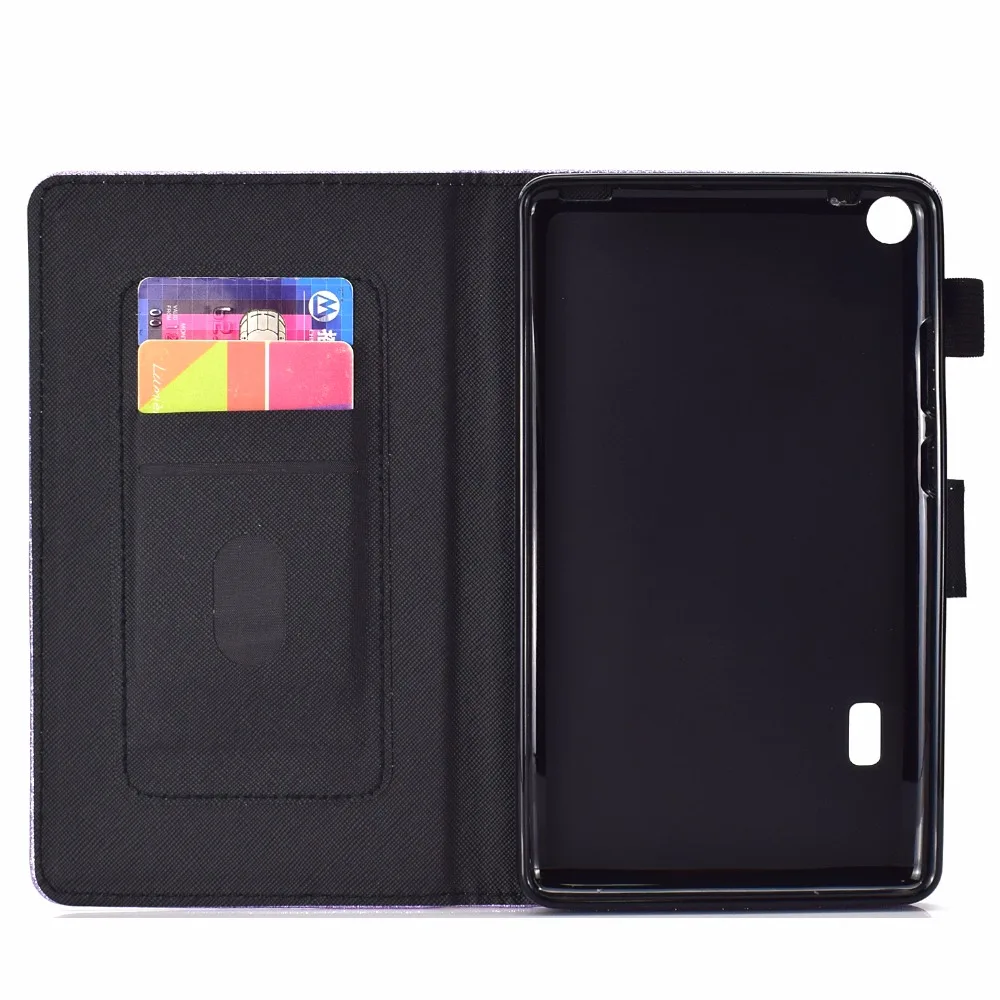 Glitter Case for Huawei MediaPad T3 7.0 WIFI BG2-W09 Cover Funda Silicone PU Leather Skin for Honor Play Pad 2 7.0 +Film+Pen