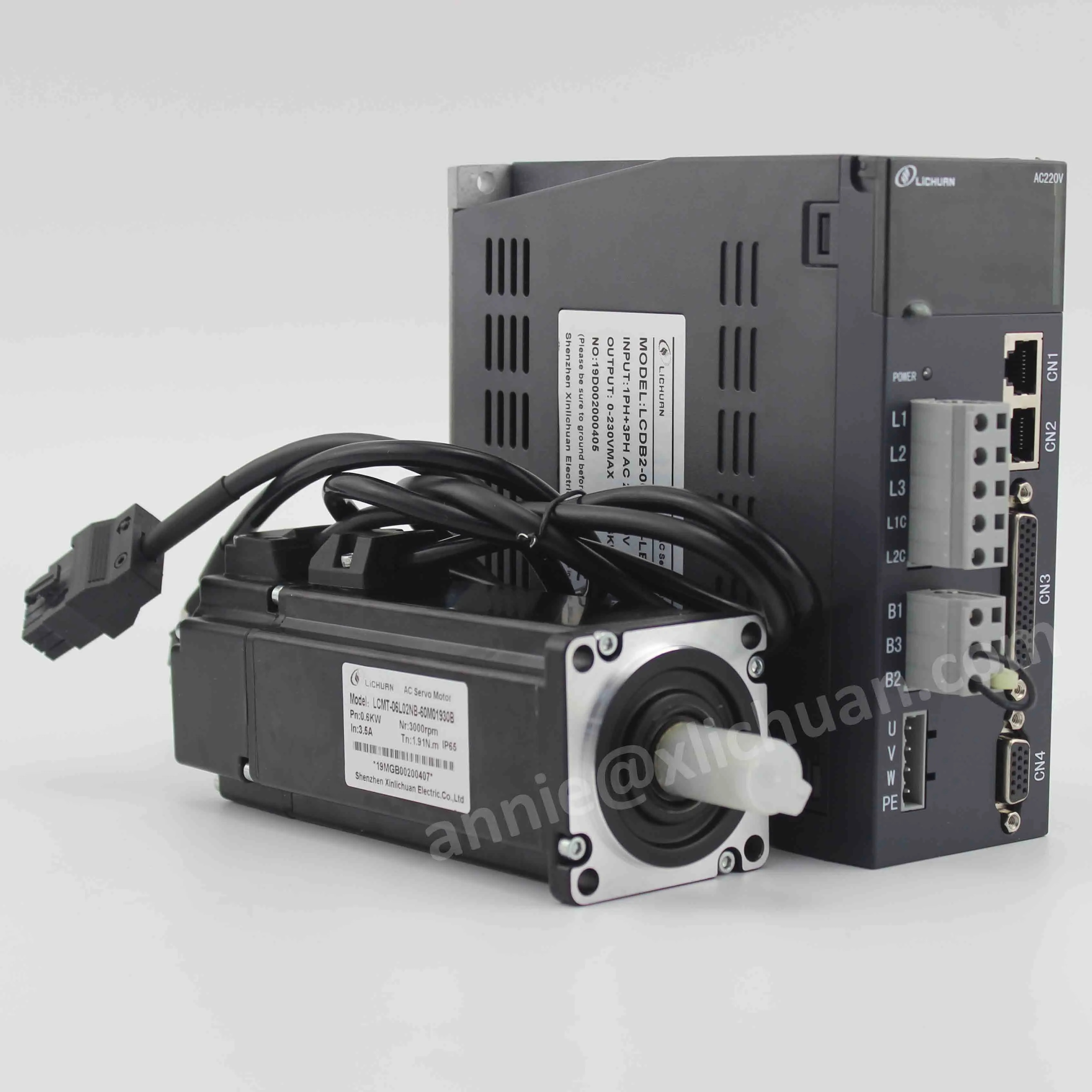 Imagem -03 - Lichuan-high Velocidade Servo Driver Grupo Servo Motor Cnc Motor ac 60st01930 3000rpm 60 para Cnc Router