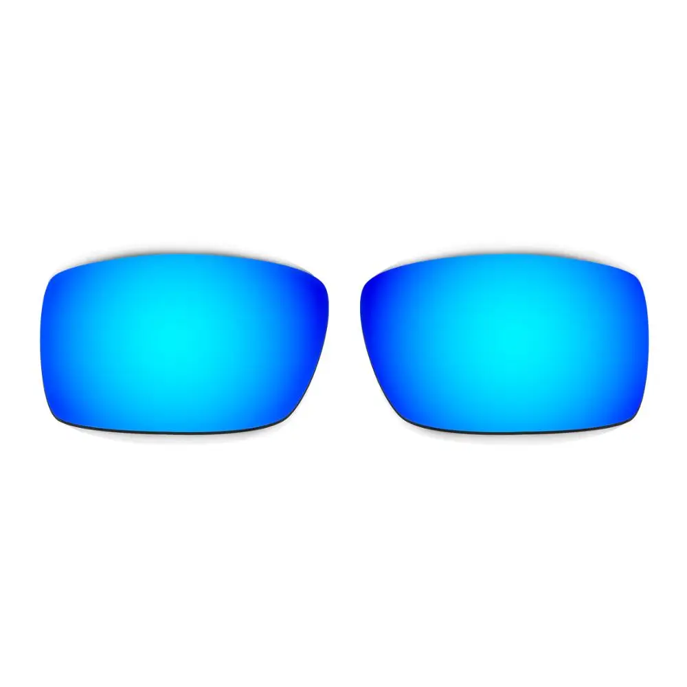 HKUCO For  Gascan Sunglasses Polarized Replacement Lenses Blue/24K Gold 2 Pairs