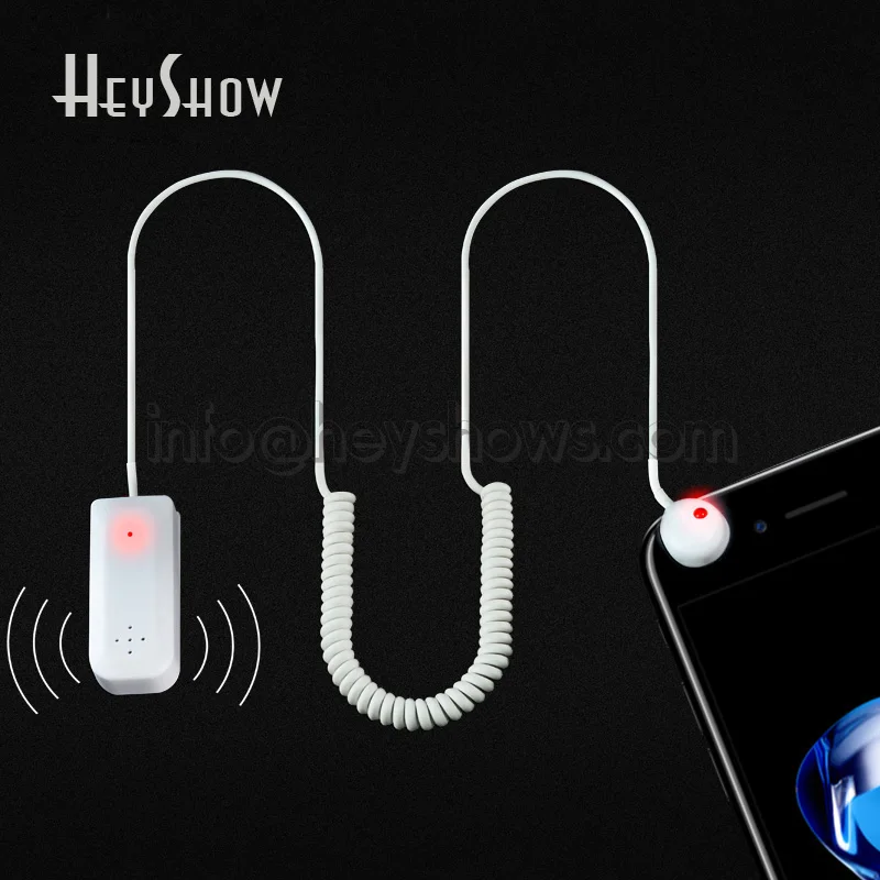 Mini Universal Phone Security Display Stand, Anti-Theft Sensor Cable, Tablet Holder, Laptop, PC Alarm, Watch Headset, Shaver