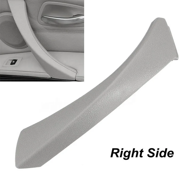 JXLCLYL Gray Right Inner Door Panel Handle Outer Cover Trim For BMW 3-Series E90