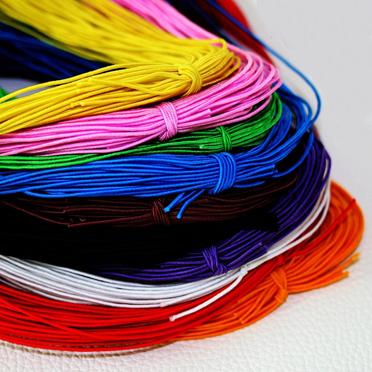 10 Colors Choice 25meters 1MM Beading Elastic Stretch Cord Beads Cord String Strap Rope Bead Thread For  Bracelet DIY