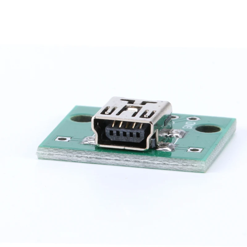 2/5/10/20Pcs Mini USB to DIP 2.54mm Adapter Connector Module Board Panel Female 5-Pin Pinboard 2.54mm Mini USB PCB Type Parts