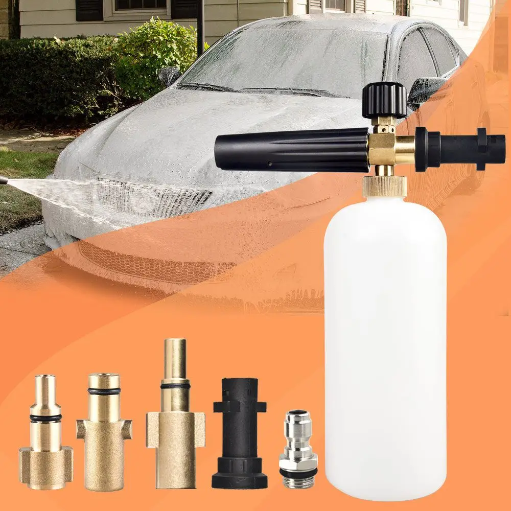 Foam Gun High Pressure for Karcher K2 - K7 Series Snow Foam Lance Professional Foam Generator Car Washer 1/4