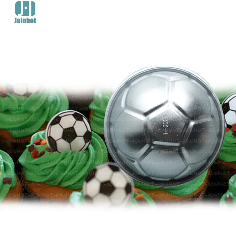 Mini soccer ball  shape  Aluminum Alloy Anodizing Baking Mold Cake Mold Biscuit Mold