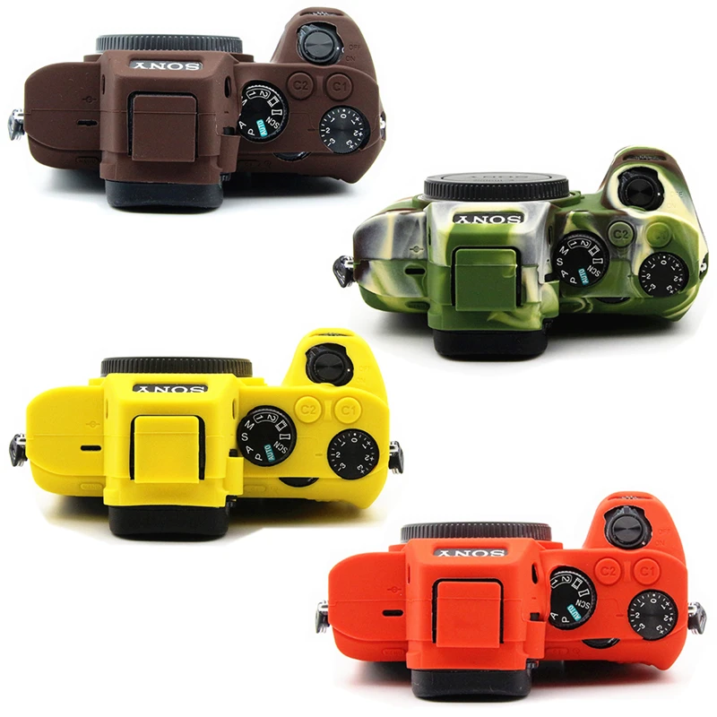 Rubber Silicon Case Body Cover Protector Soft Frame Skin for Sony A7 II A7R Mark 2 A7S Mark II ILCE-7M2 ILCE-7RM2 ILCE-7SM2 A7M2