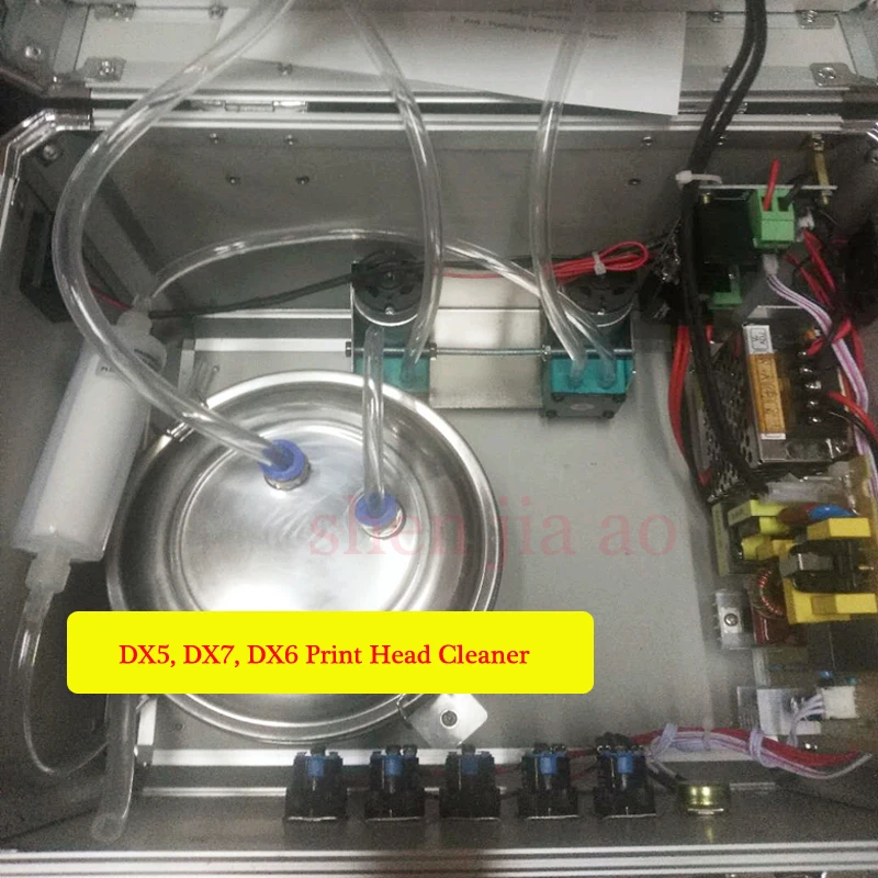 110v/220v Ultrasonic Cleaning Machine Ultrasonic Print Head Cleaner March DX5 DX6 DX7 Printhead /Professional Cleaning Machine
