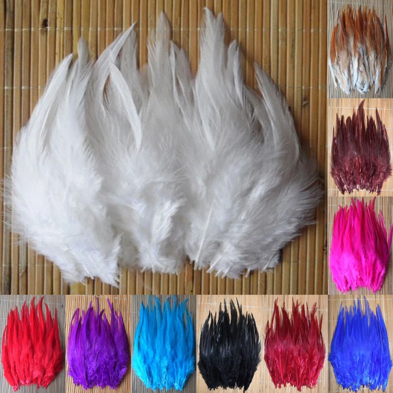 Wholesale! 500pcs Beautiful Pheasant Neck Feathers 10-15 cm/4-6 inches color  optional