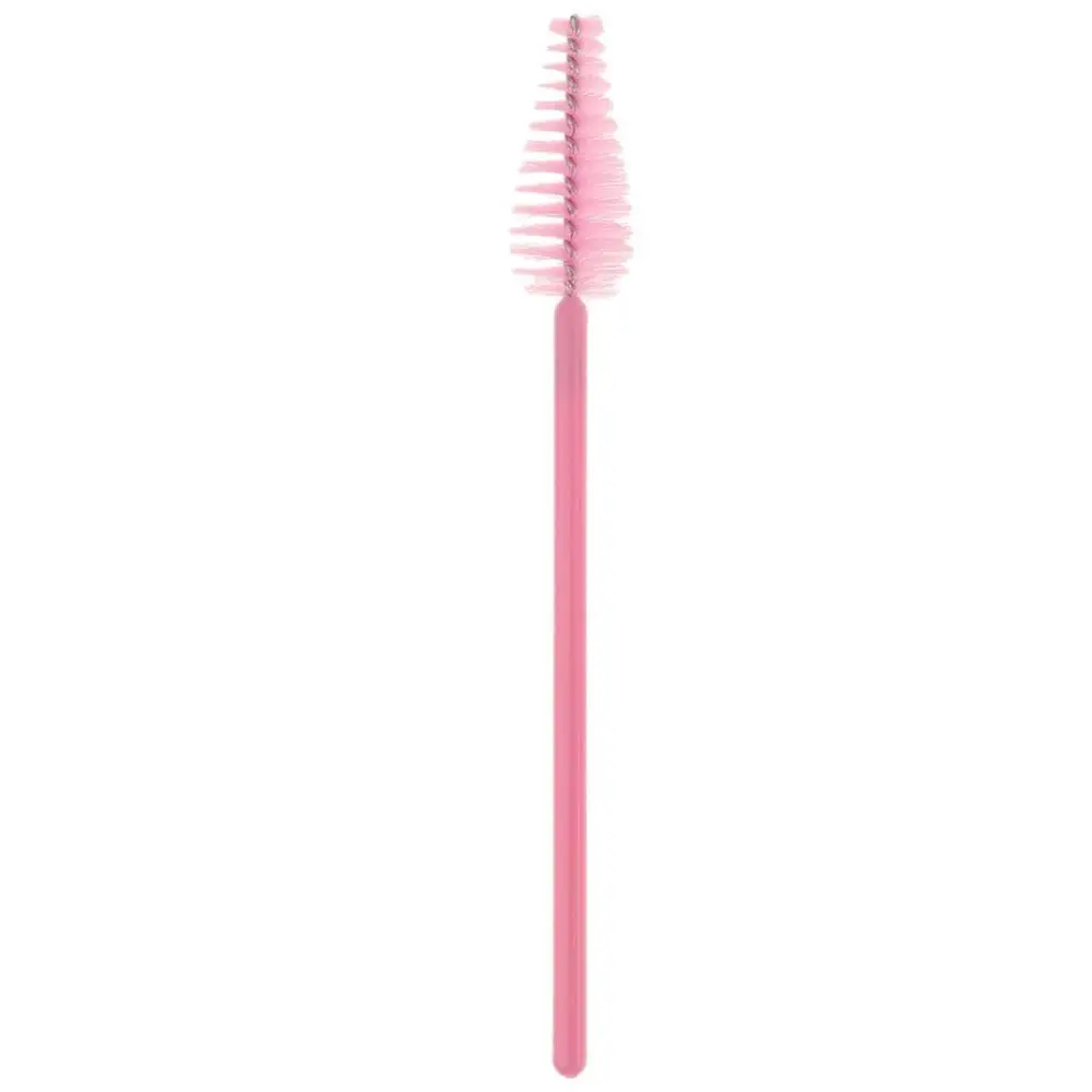 500 pcs Wholesale Water Drop Shape Nylon Material Full Pink Lashes Makeup Brushes Eyelash Extension Tools Eyelashes Brushes