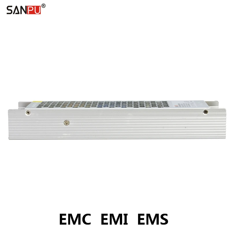 SANPU Switching Power Supply EMC 24V 300W 12.5A Low Noise Output 220V 230V AC-DC Transformer SMPS Fanless for 24VDC 3D Printer