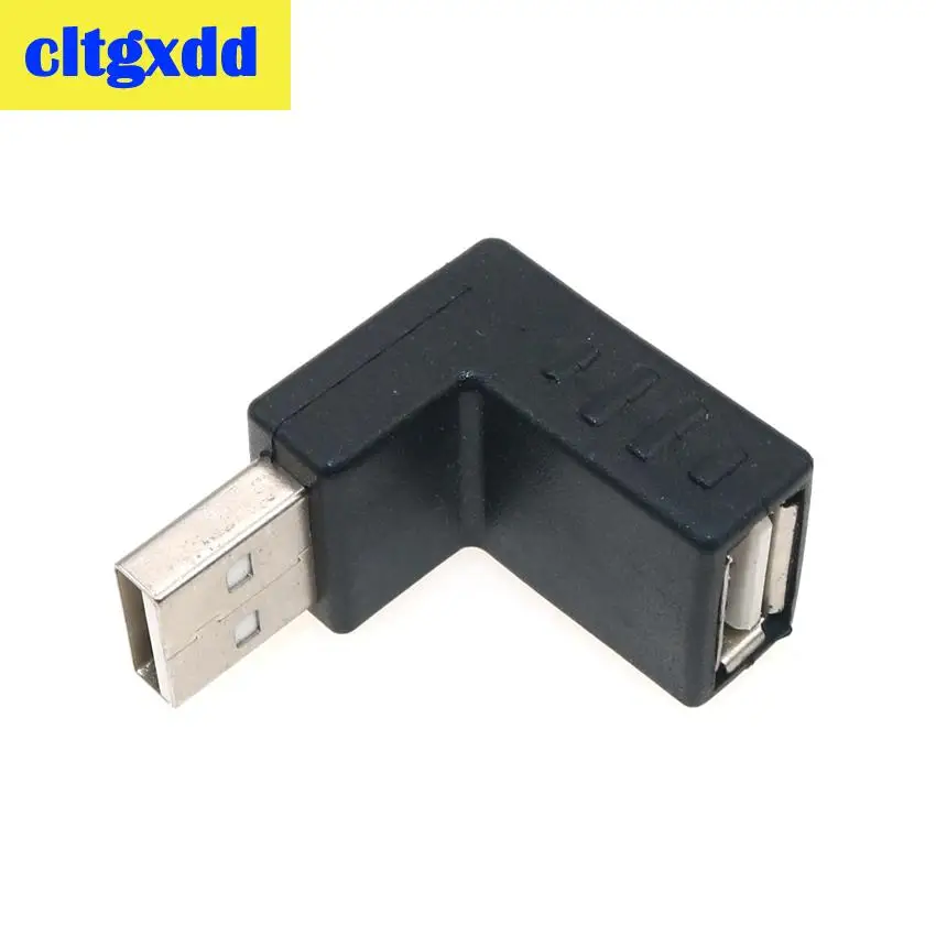 Cltgxdd connettore adattatore maschio femmina sinistro/destro/inferiore/sopra l'angolo 90/180 gradi USB 2.0 A per presa di conversione PC portatile