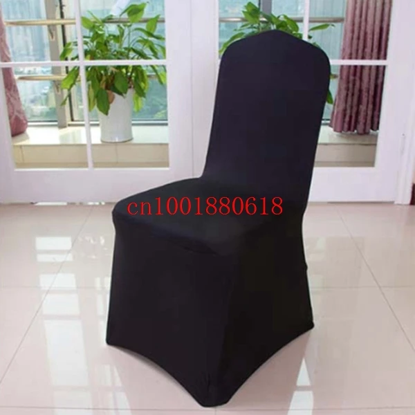 Free Shipping Colorful Brief stylechair cover thicken elasticity chair cover for wedding banquet hotel,100pcs/lot