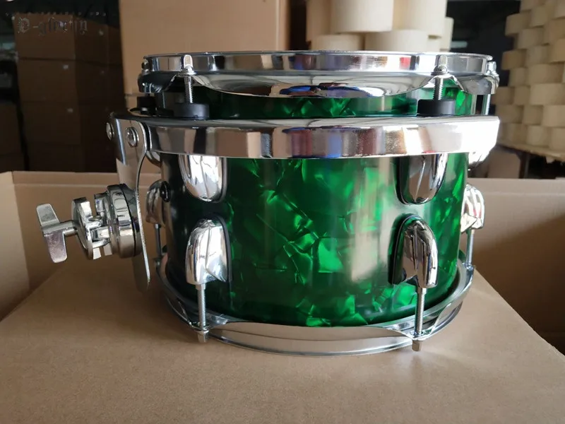 Celluloid body 10 x5 Inch Snare Drum High Quality Poplar Wood Body Tom Drum Percussion Instrument Drum Set