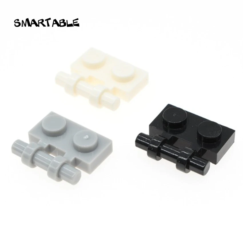 Smartable Plate Special 1 x 2 Side Handle Building Blocks Parts Toys For Kids Compatible 2540 80pcs/lot