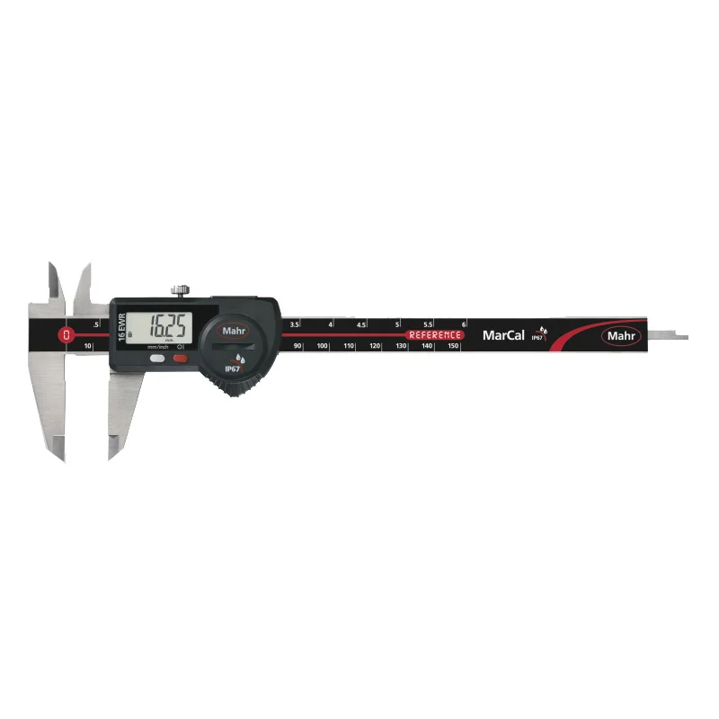 Mahr-디지털 캘리퍼스, 16EWR 범위 0-200mm/8 "미터법 및 인치 해상도 0.01mm/.0005", 데이터 출력 4103068 4103069