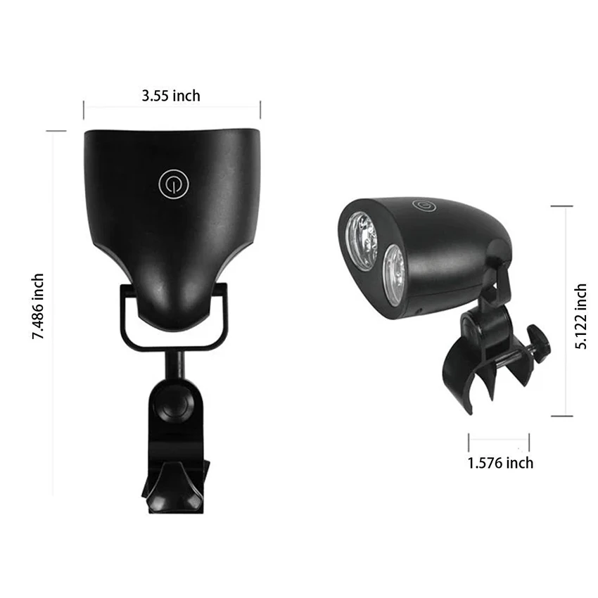 Lampe de gril LED étanche à intensité variable avec interrupteur tactile, rotation à 360 degrés résistante à la chaleur, lampe de barbecue de nuit