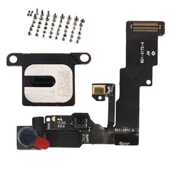 For iPhone 6 6Plus 6s 6sPlus Front Facing Camera Proximity Light Sensor Flex Cable With Earpiece Speaker + Full Set Screws