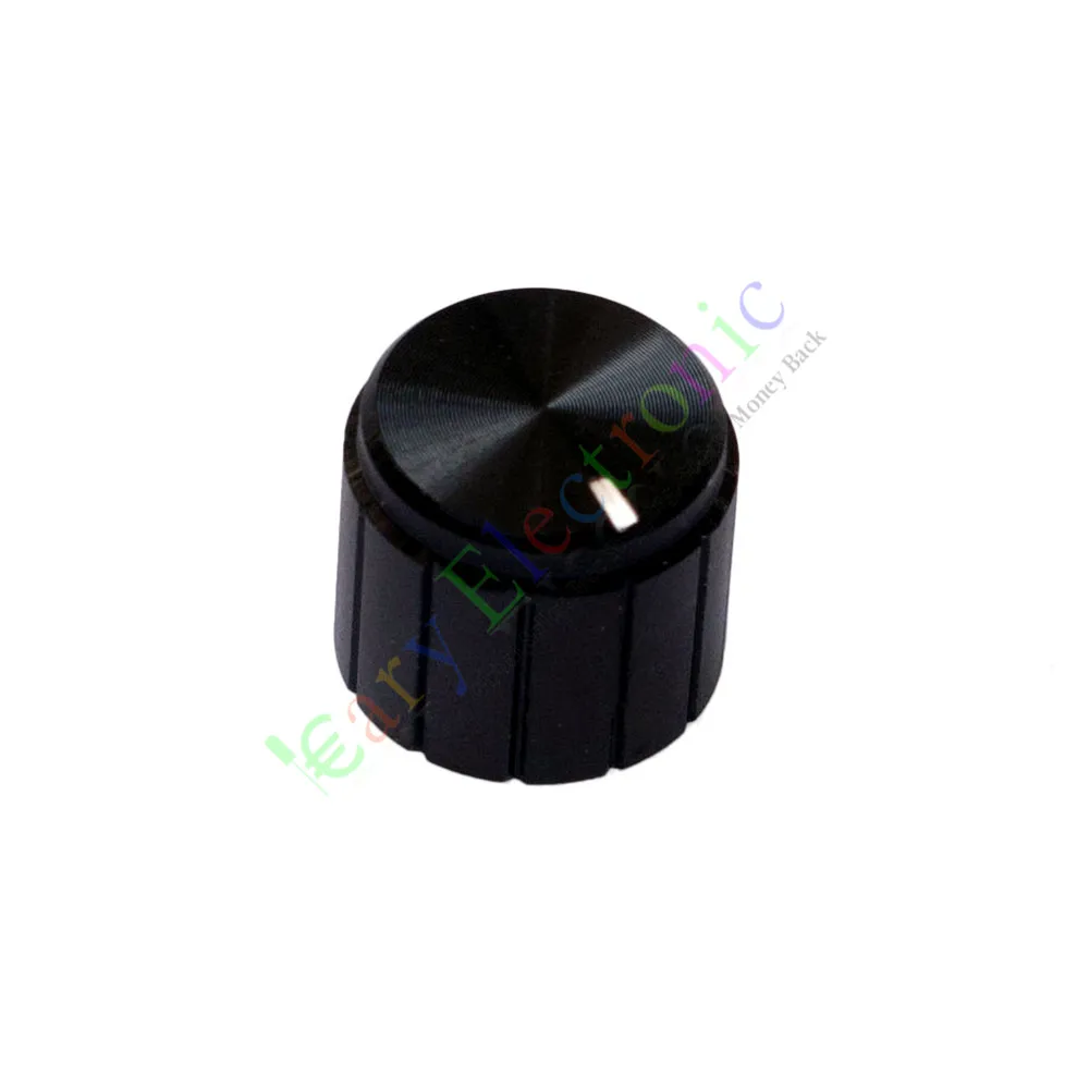 Wholesale and retail 10pc 13mm Pedal Top skirted Black knob Guitar tube Amp JAZZ BASS audio DIY parts free shipping