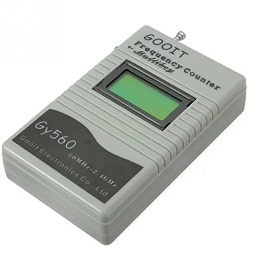 GY560 Frequency meter Counter tester for Two-Way Radio Transceiver GSM 50MHz-2.4GHz 7 DIGIT LCD Display with Signal Meter