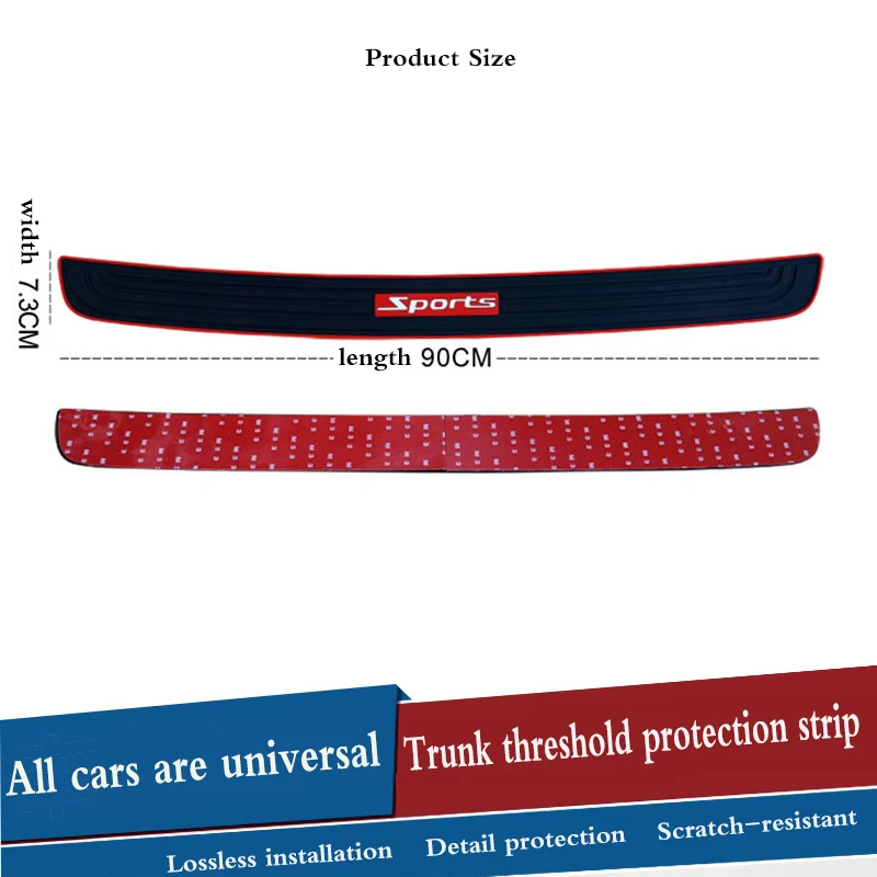 Car Trunk Door Crash Protection Strip Car Styling Scratch Protection Strip For Citroen c2 c4 c5 c4l c3 saxo xsara picasso