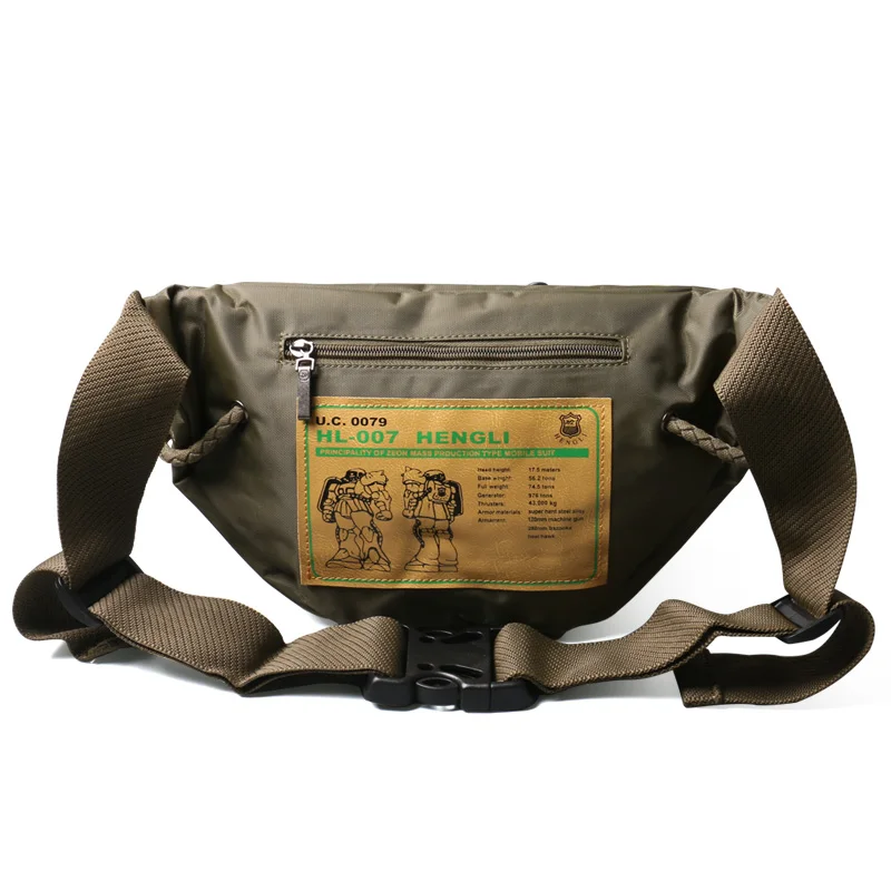Ruil Oxford Cloth Waist Bag Men Fashion Multi-Functional Pockets Leisure Travel Phone Bag Toolkit Vintage PackageBelt bag