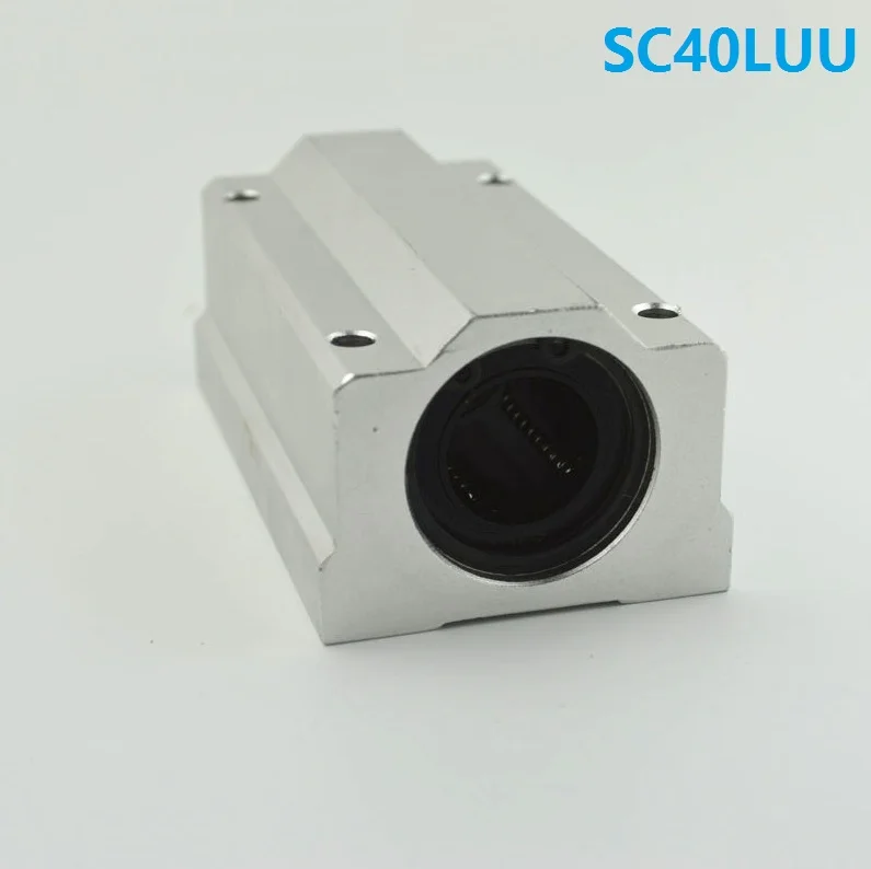 

4pcs/lot SC40LUU SCS40LUU long type linear case unit linear ball bearing block for 40mm linear shaft CNC router parts