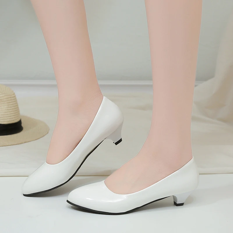 Female Pumps Nude Shallow Mouth Women Shoes Fashion Office Work Wedding Party Shoes Ladies Low Heel Shoes Woman Autumn A00139