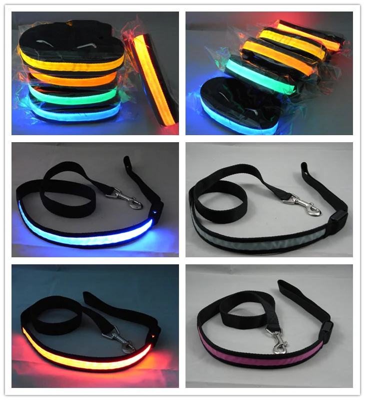 

Wholesale LED flashing leashes for dog