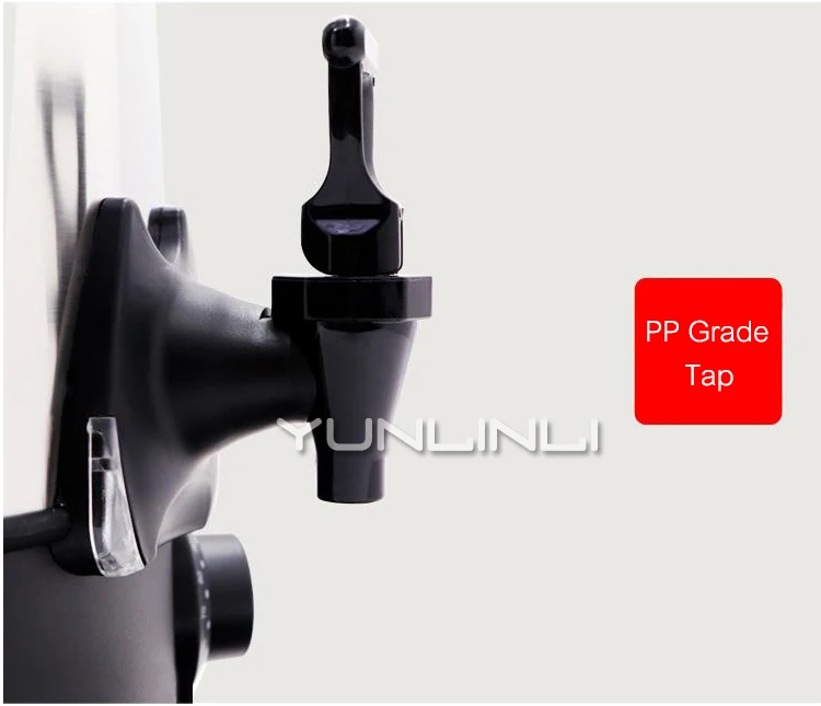 غلاية مياه كهربائية تجارية سعة 20 لتر ، وموزع مياه ذو سعة كبيرة ، من الفولاذ المقاوم للصدأ