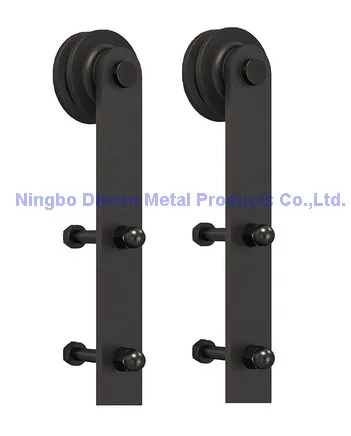 

Dimon Customized America Style Black Color Sliding Wooden Door Hardware DM-SDU 7207