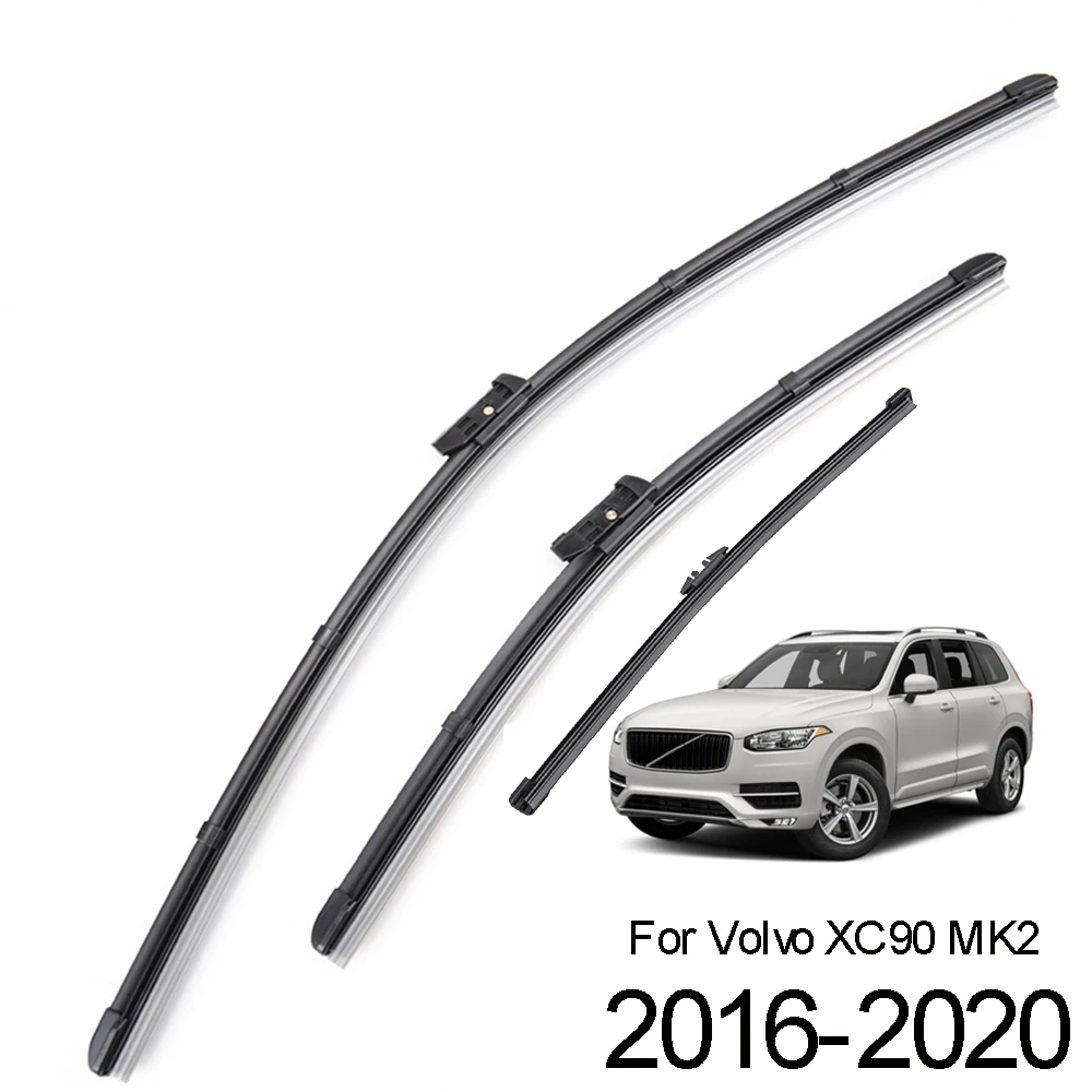 Erick\'s Wiper LHD Front & Rear Wiper Blades Set For Volvo XC90 MK2 2016 - 2023 Windshield Windscreen Window Brushes 24\