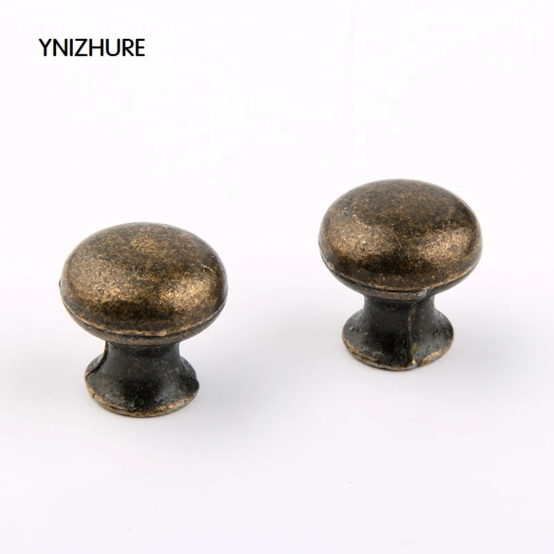 Ynizhure 30pcs 14*19mm Tiradores Muebles Knob  High Quality Fast Shipping Diameter Mini Hole Handle Small Drawer Antique