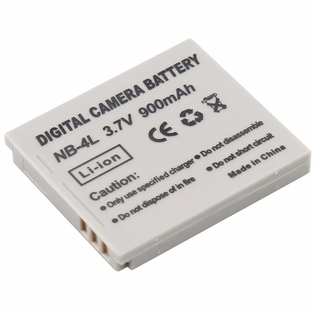 Batería para cámara Canon NB-4L NB 4L SD630, SD750, SD780, SD940, SD960, SD1000, SD1100, SD1400,SD940 IS, SD960 IS, SD970 IS, TX1