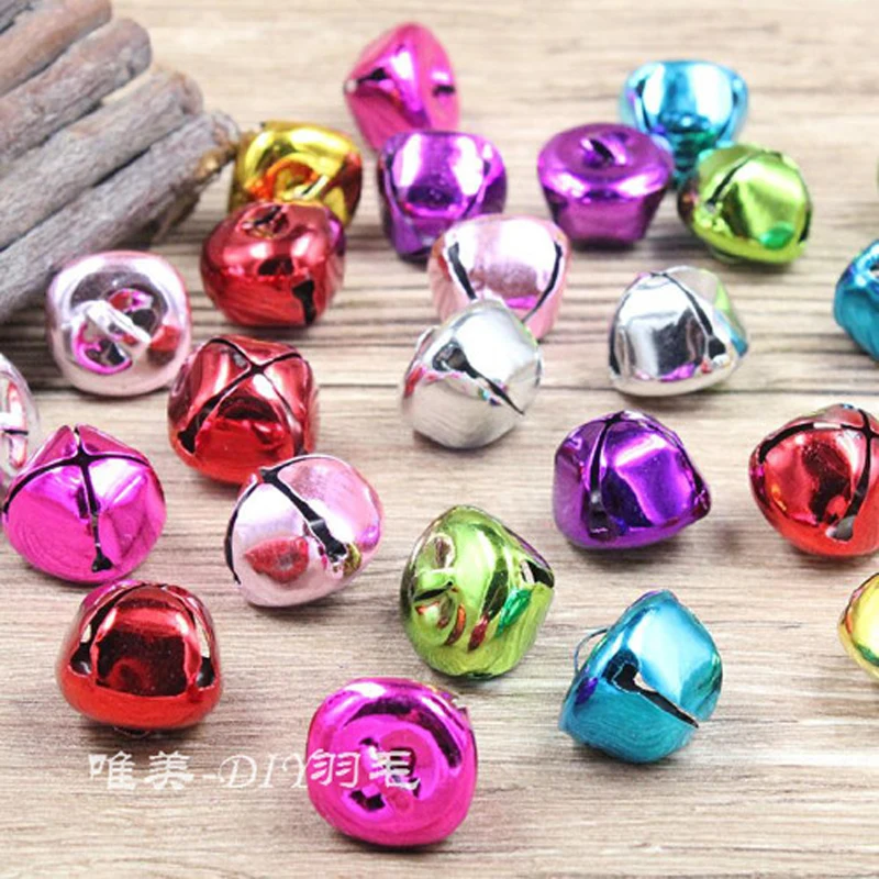 25mm Christmas bell copper bell pet necklace pendant DIY 200pcs wholesale