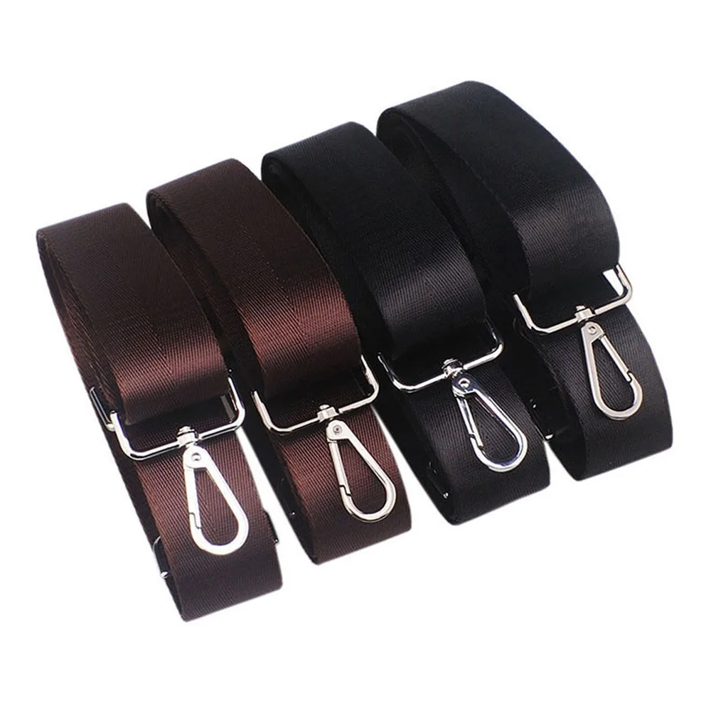 145cm Length Replacement Shoulder Adjustable Bag Strap Belts For Messenger Bag Polyester Black Brown Bag Accessories KZ151329