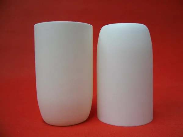 dia75x120mm 400ml  99.5% alumina crucible cylindrical corundum crucible /Cylindrical ceramic refractorye crucible