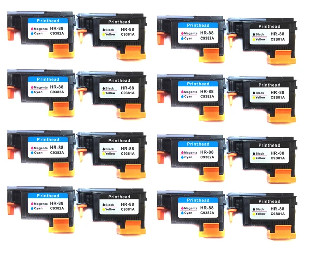 Fast wholesale compatible for88 printhead compatible for 88 C9381A/C9382A PRO K550 K8600 K8500 K5300 K5400 L7380