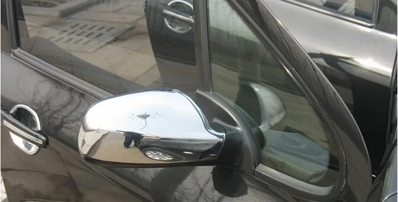 Deur Side Wing Achteruitkijkspiegel Case Side Mirror Chrome Cover Voor Peugeot 307 Cc Sw 407 2004-2012 Accessoires 2Pcs Auto Styling