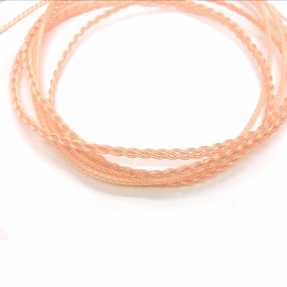 Gratis Verzending Haldane 1.2M 6 Core Litz Gevlochten Hoofdtelefoon Upgrade Kabel Voor Ue TF10 TF15 5Pro SF3 SF5 UE18 oortelefoon