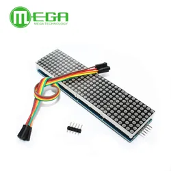 1pcs MAX7219 Dot Matrix Module For Microcontroller 4 In One Display with 5P Line