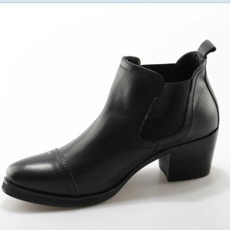 Botas italianas de couro masculinas, sapatos ponta fina de couro preto, para primavera e outono, estilo militar, sapatos de baile