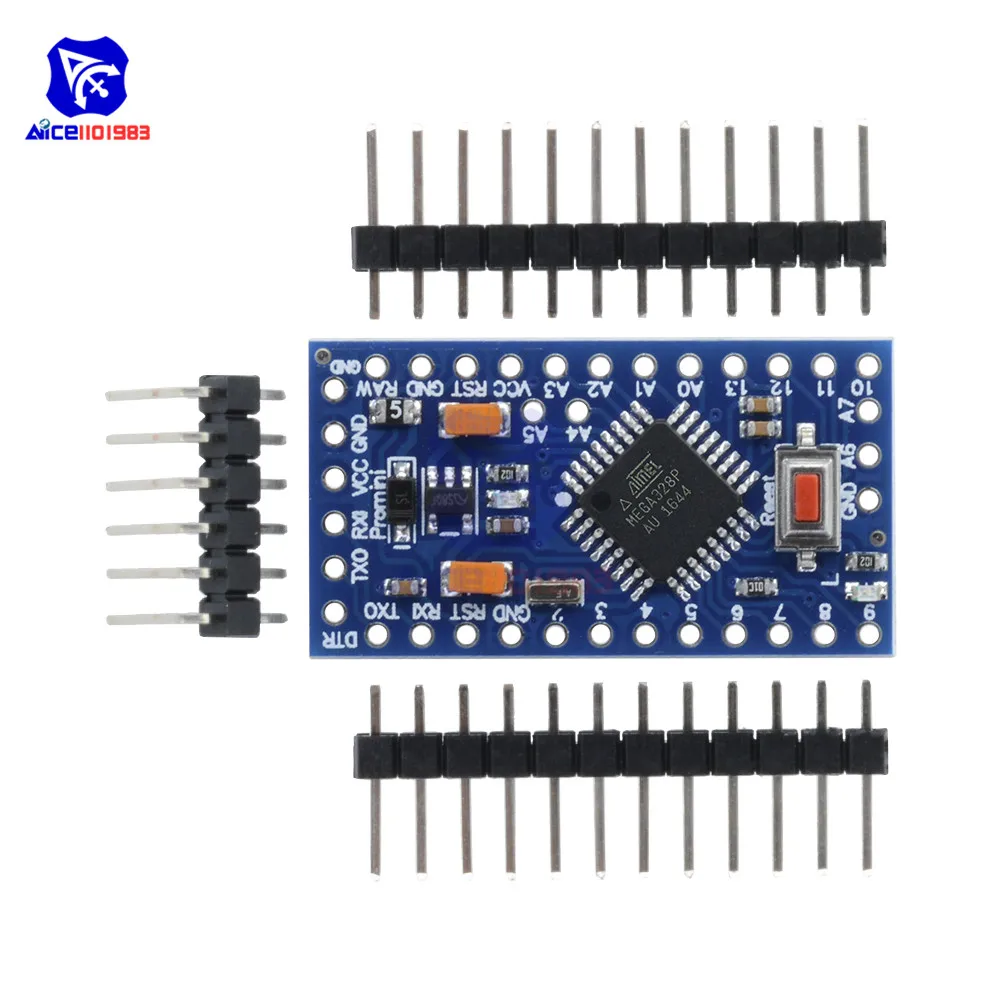 diymore ATMEGA328 Pro Mini Module MEGA328 Mini ATMEGA328 3.3V 8MHz Replace ATMEGA128 for Arduino Nano with Pins