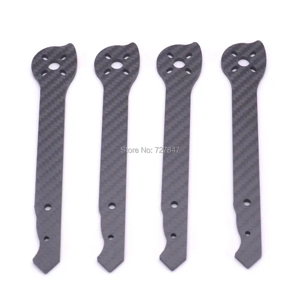 Bracci di ricambio 3K Full Carbon Fiber arm 4mm per V2 XL5 232mm / XL6 283mm / XL7 294mm / XL8 / XL9 Frame FPV Racing Drone