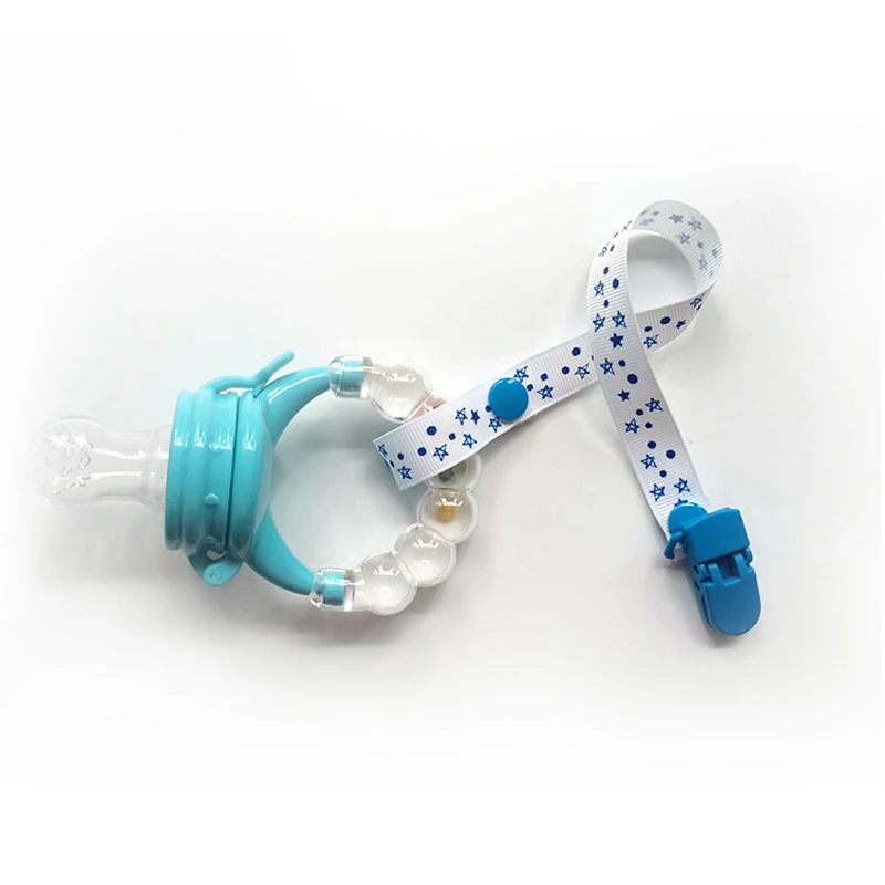 Baby Chupeta Clip Cadeia, fita de chupeta, manequim titular, Leash Strap, suporte do mamilo, alimentação infantil, chupeta engraçada